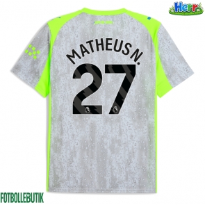 Manchester City Matheus Nunes #27 Tredje Tröja 2025-26 Kortärmad